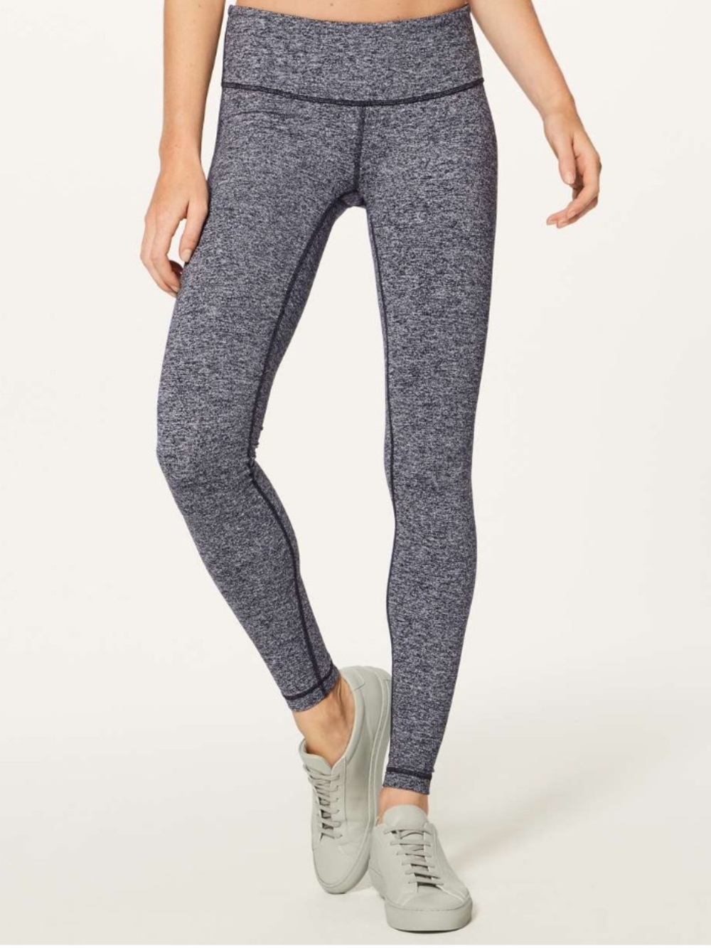 Lululemon Wunder Under Low-Rise Tight -
Heathered Black